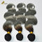 Cabello de sombra brasileño personalizado 24 pulgadas extensiones de cabello paquetes de tejido