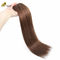 Marrón oscuro 22 pulgadas Clip In Hair Extensions Cabello humano 100% virgen 16 piezas