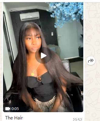 último caso de la compañía sobre El efecto de nuestros mechones de cabello después de usarlos