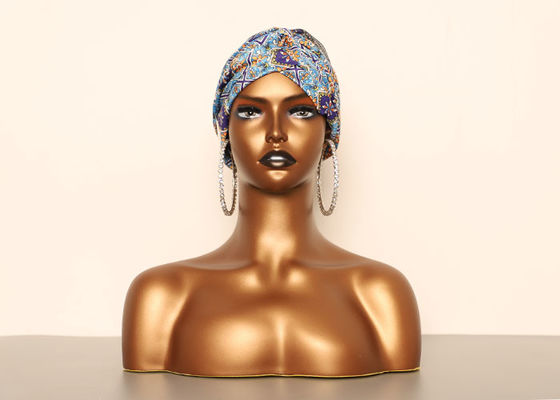Stylish 14.2 Inch Width Makeup Mannequin With Shoulders And Ear Hole