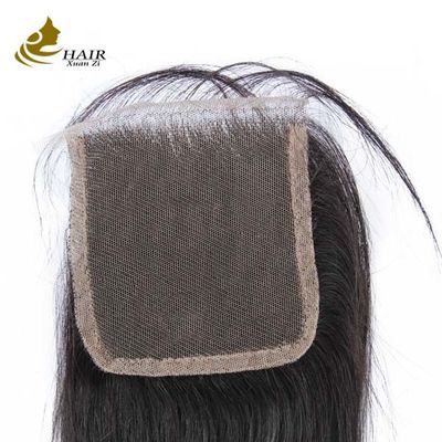 Cerradura de encaje de cabello humano virgen suiza brasileña 4x4 7x7 8x8 OEM