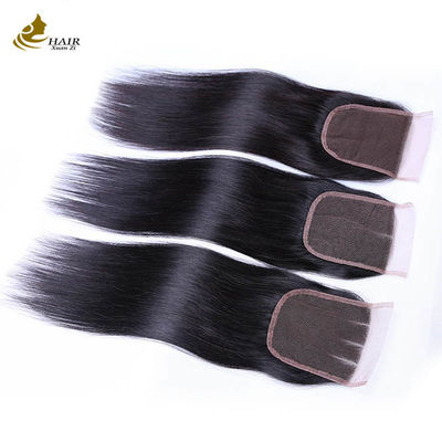 Cerradura de encaje de cabello humano virgen suiza brasileña 4x4 7x7 8x8 OEM