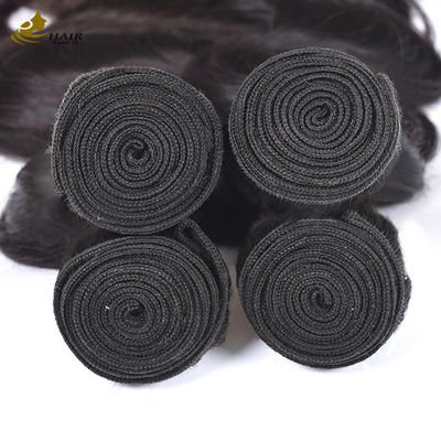 Virgen Remy Cabello brasileño 10 pulgadas Negro de pelo humano Bundles de tejido