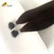 0.5g Extensiones de cabello de queratina prefijadas Negro natural
