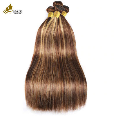 Piano 4/27 Ombre Extensiones de cabello humano destacan los haces de cabello humano