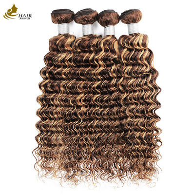 Piano 4/27 Ombre Extensiones de cabello humano Ondas profundas