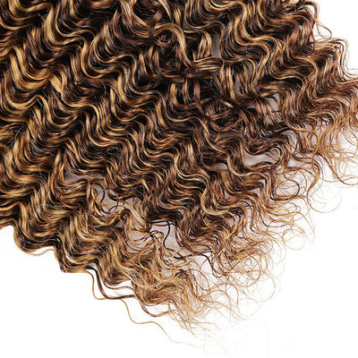 Piano 4/27 Ombre Extensiones de cabello humano Ondas profundas