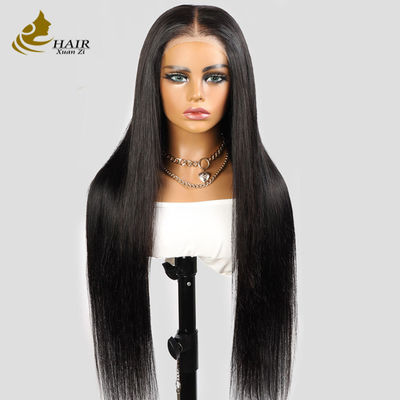 Precio de fábrica 26 pulgadas de pelo humano peluca de encaje completo virgen del pelo humano largo hueso recto brillante peluca de encaje