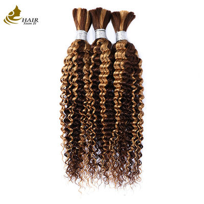 Cabello humano de trenzado brasileño Cabello humano a granel para trenzar