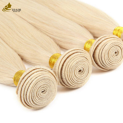 Cuticle virgen de alta calidad alineada 613# Blonde Remy Human Hair Bundles