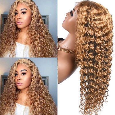 Profunda onda de encaje completo Pelucas para el cabello humano para un aspecto y sensación naturales