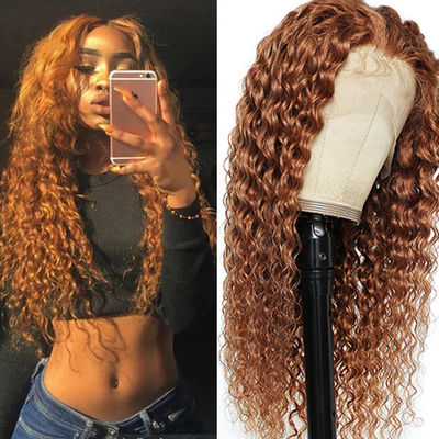 Profunda onda de encaje completo Pelucas para el cabello humano para un aspecto y sensación naturales