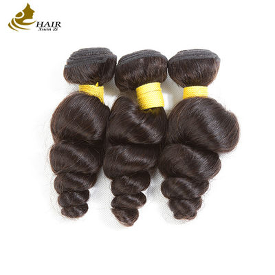 100 gramos paquetes de pelo virgen brasileño con material de pelo indio opcional