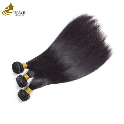 Grado 12A indio brasileño 100% crudo Remy Virgen Extensión de cabello humano negro natural