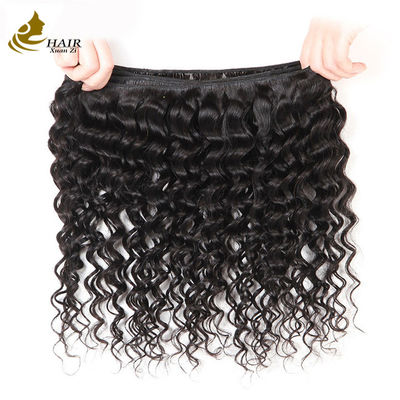 Venta al por mayor Peinado de peluche de peluche tejido natural negro indio remy paquetes de cabello humano