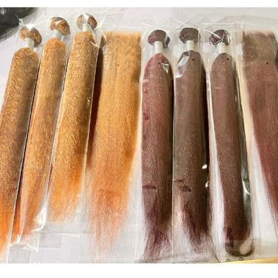 Venta al por mayor Ombre Extensiones de cabello humano brasileño Kinky recto Yaki Hair Weave Bundles