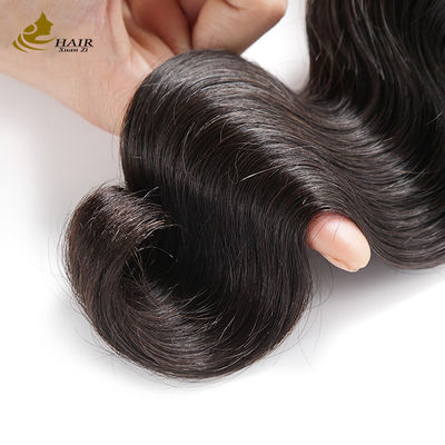 Grado natural 9A: Capiles de pelo humano con material de pelo brasileño