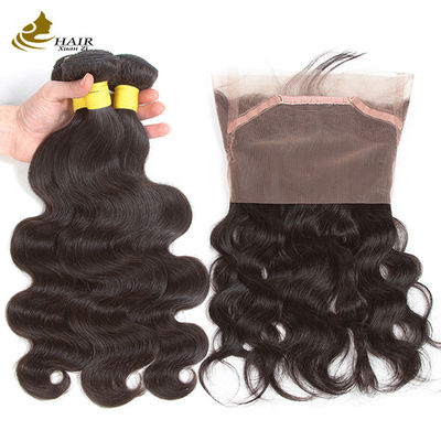 Grado natural 9A: Capiles de pelo humano con material de pelo brasileño