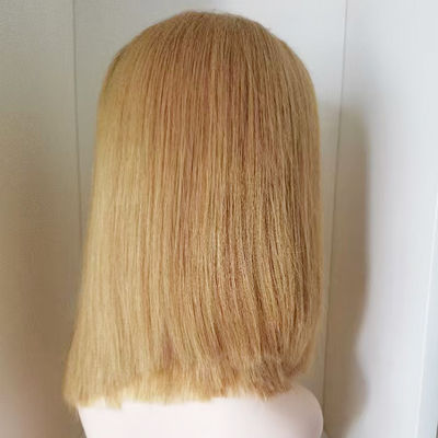 13X4 4X4 13X6 encaje Frontal Cruda del pelo humano virgen brasileño peluca corta Bob peluca
