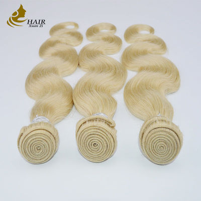 Cabello virgen alineado con la cutícula humana al 100% 613 haces de cabello virgen