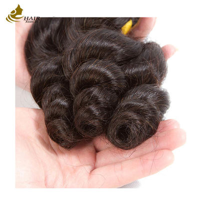 No procesado 100% humano natural virgen brasileño de pelo flojo y ondulado