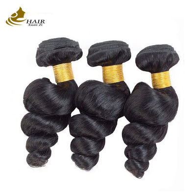 No procesado 100% humano natural virgen brasileño de pelo flojo y ondulado