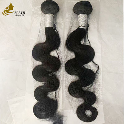 Cabello humano brasileño crudo Cuerpo de pelo ondulado