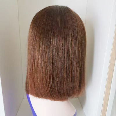 Moda Cabello humano Bob Pelucas de pelo brasileño encaje Pelucas frontales