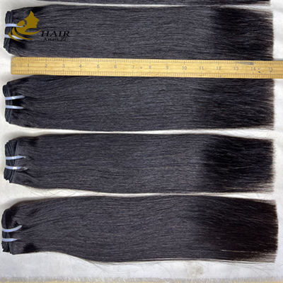 Cabello virgen brasileño sin procesar Cabello virgen brasileño sedoso liso de pelo humano