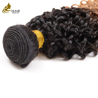 100% de cabello brasileño sin procesar 1b/27# Color Venta al por mayor de cabello humano virgen