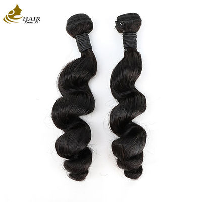 Cabello virgen de tejido de paquetes de cabello humano crudo sueltos de onda profunda paquetes