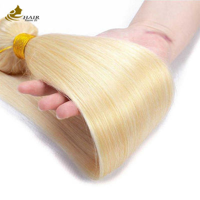 613 Rubio 100% de cabello humano Virgen Extensión de los paquetes rectos