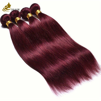 Extensiones 99J Ensalada de color burguesa de pelo humano