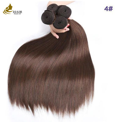 4# Color Chocolate Marrón Rápido Ramos de cabello humano Ramos de tejido