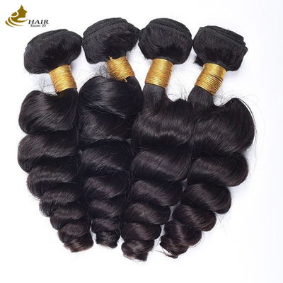 Cabello de grado 10A de cabello humano virgen con trama de onda suelta se puede teñir