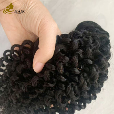 Mechones de cabello humano virgen brasileño, liso, rizado, vietnamita, de gran stock