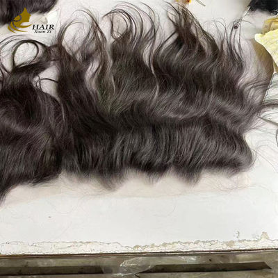 Línea de cabello en forma de M Cerradura de encaje de cabello humano personalizada
