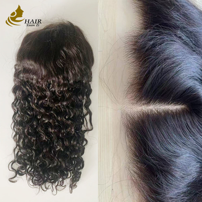 250% Densidad 20 pulgadas Wave Natural de Agua Negra HD 13 * 6 sin pegamento Peruca de encaje completo con línea de cabello natural