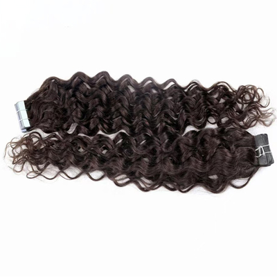20 pulgadas de cinta natural de agua negra en extensiones de cabello humano