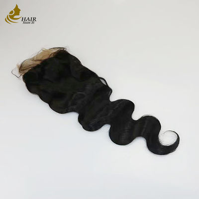 HD 5X5 6X6 4x4 Cabello rizado de cierre Pieza de cabello virgen