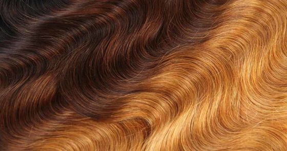 1B 4 27 Ombre rizado Cabello virgen Extensiones de onda corporal con cierre