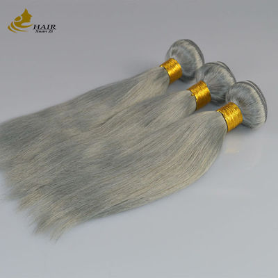 100% Virgen Ombre Extensiones de cabello humano Invisi Tape gris
