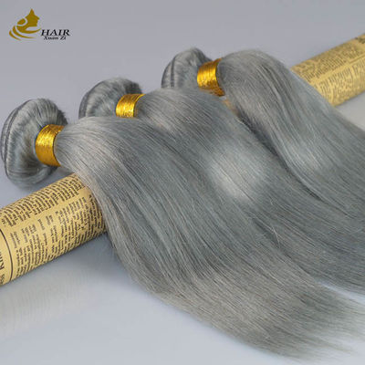 100% Virgen Ombre Extensiones de cabello humano Invisi Tape gris