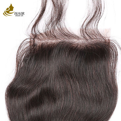 No se derrama encaje brasileño cierre frontal cabello humano 10 pulgadas-20 pulgadas