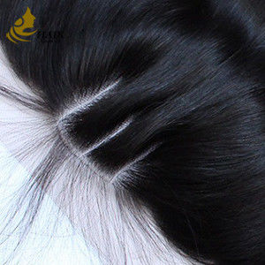 Cabello humano virgen 13x4 con cierre de encaje suizo