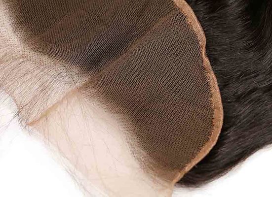 Cabello humano virgen 13x4 con cierre de encaje suizo