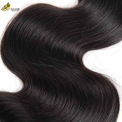 Cuerpo profundo de onda suelta 24 pulgadas natural negro Borgoña marrón