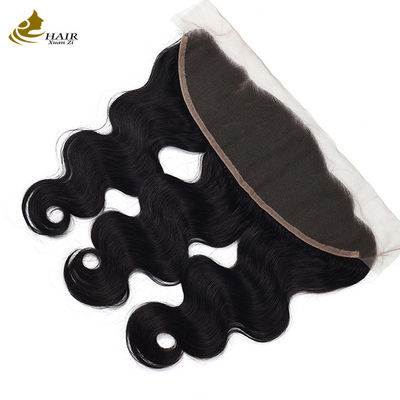 Base de seda de cabello humano encaje cierre del cuerpo frontal onda personalizada