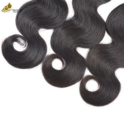 Base de seda de cabello humano encaje cierre del cuerpo frontal onda personalizada