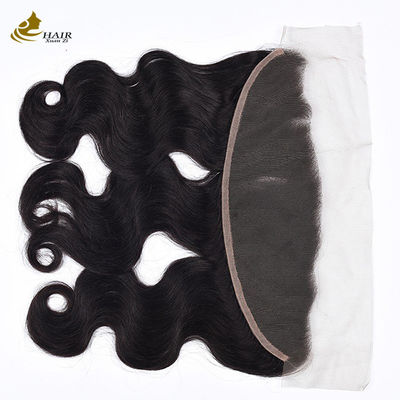 Base de seda de cabello humano encaje cierre del cuerpo frontal onda personalizada